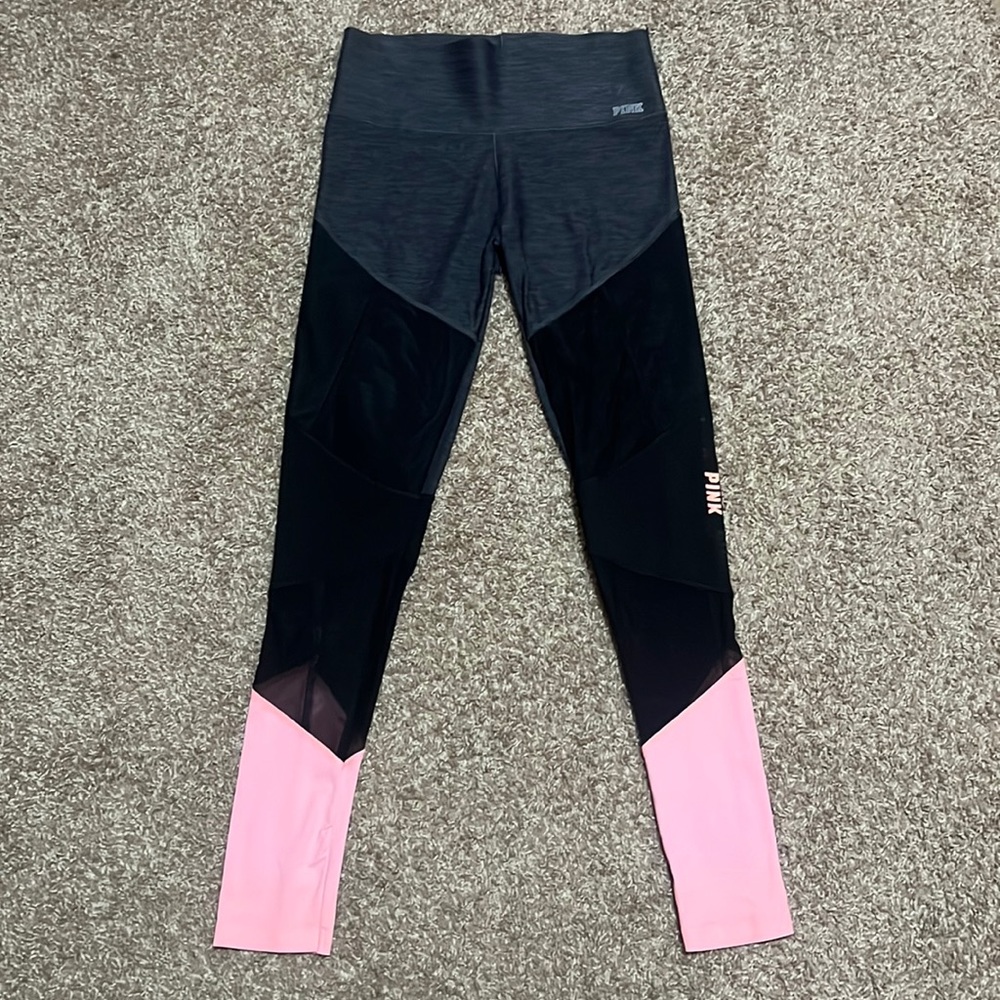 Women’s SMALL Victorias Secret Pink Bonded Leggings